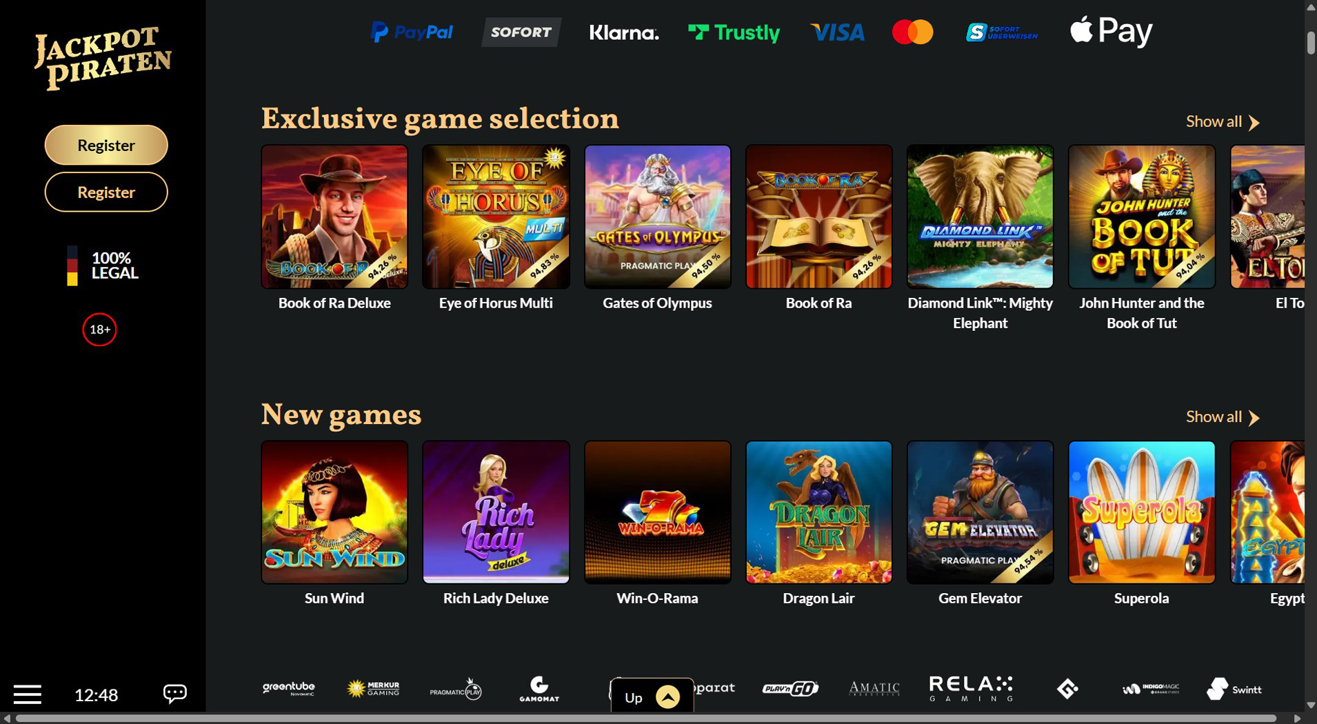 10. JackpotPiraten- Zuverlässige Maestro Casino Auswahl